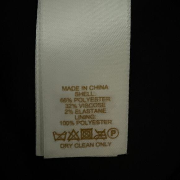 Kate Spade Lucy Jeweled Neck Bell Sleeve Crepe Black Shift Dress Size 2 - Picture 10 of 16